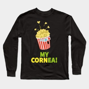 My Cornea | Popcorn | 3d Glasses Long Sleeve T-Shirt